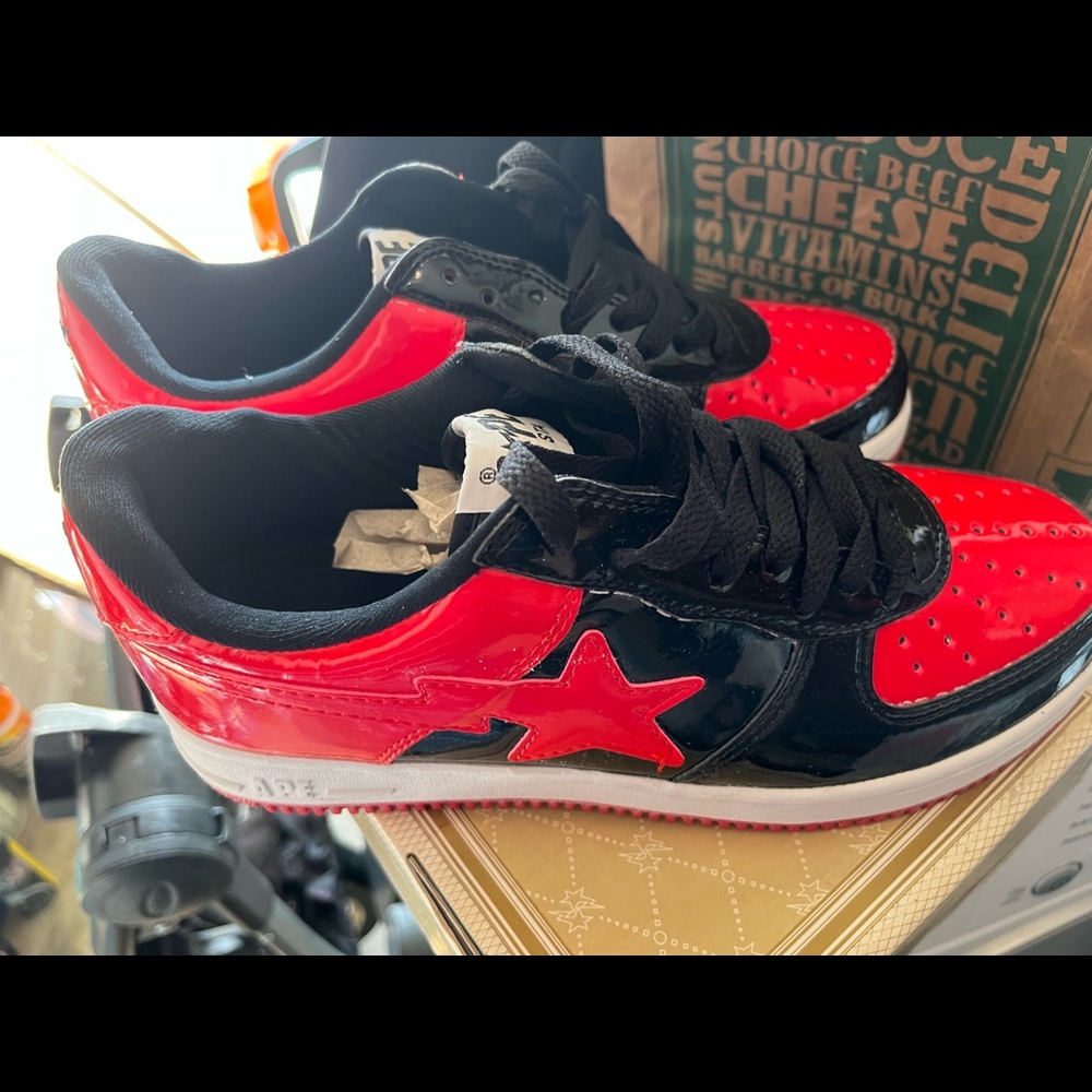 Bape shoes 8.5, never worn